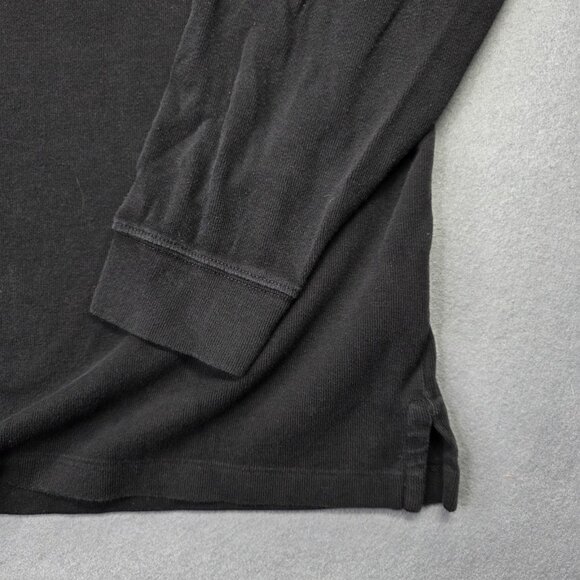 Polo Ralph Lauren Sweater Mens 2XL Black Estate Rib 1/4 Zip Pullover Pony Preppy - Picture 3 of 9